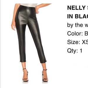 Revolve faux leather pants - by the way brand